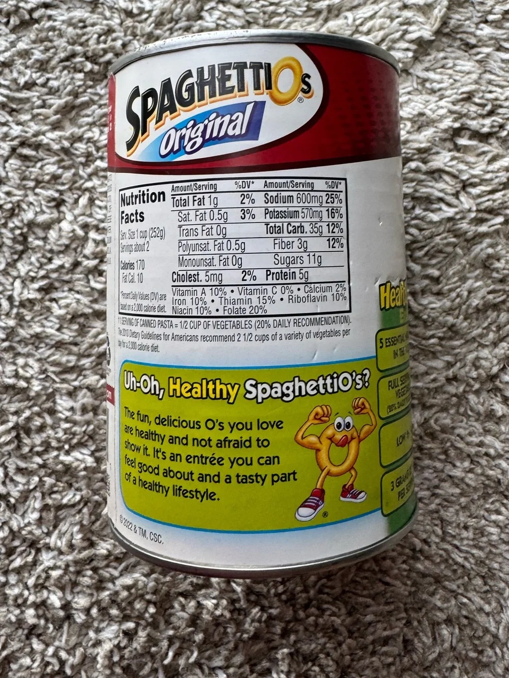 BigMouth Inc Campbell’s SpaghettiOs Can Safe Hidden Stash Secret Storage